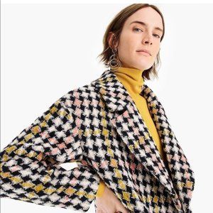 NWT. J. Crew Collection tweed oversized coat